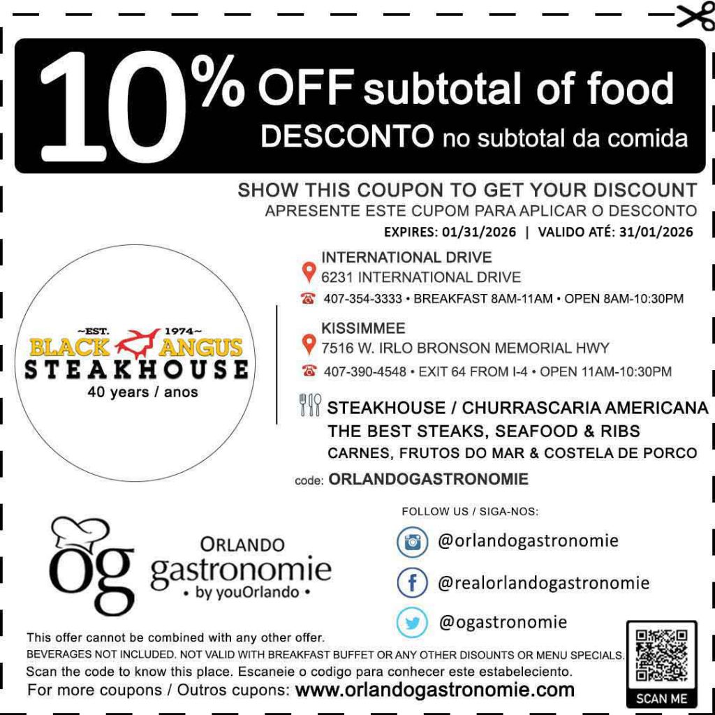 black angus steakhouse coupon cupom