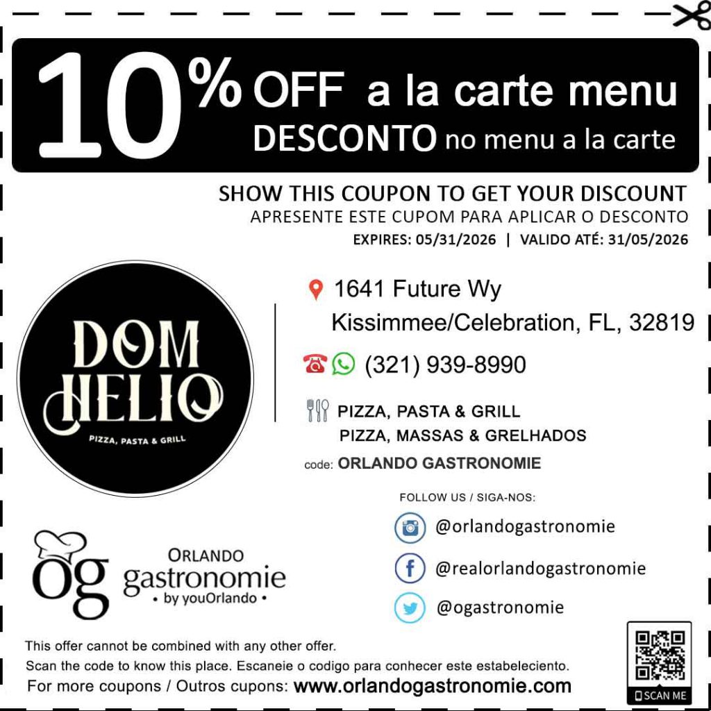 dom helio coupon cupom