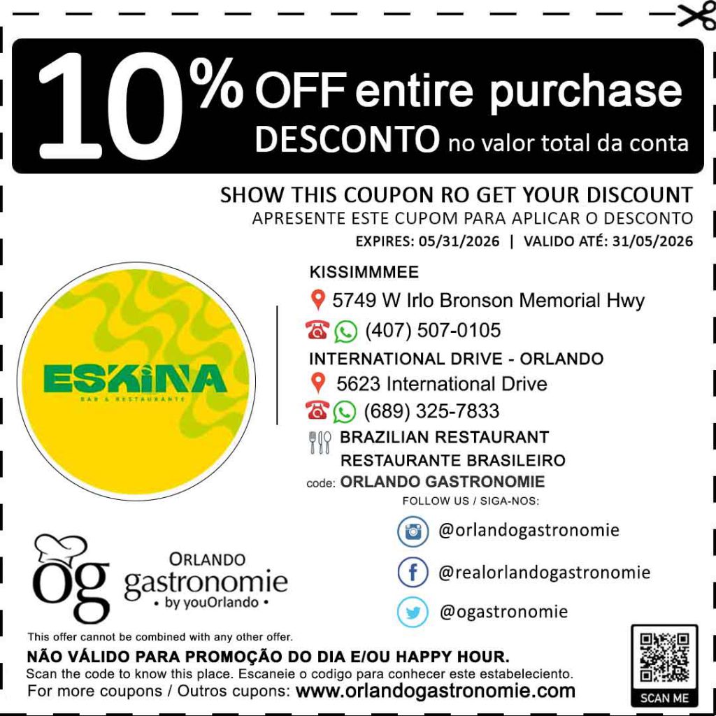 eskina coupon cupom