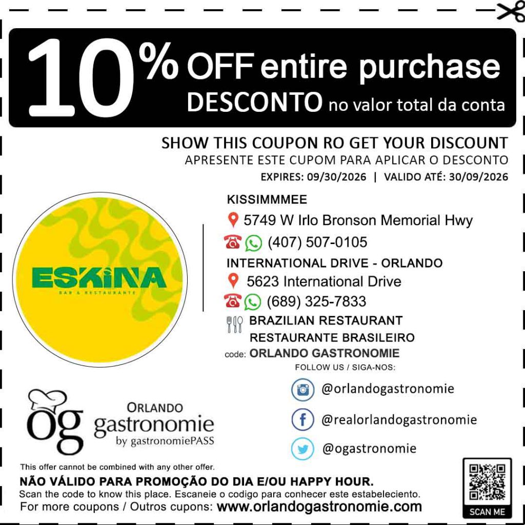 eskina coupon cupom