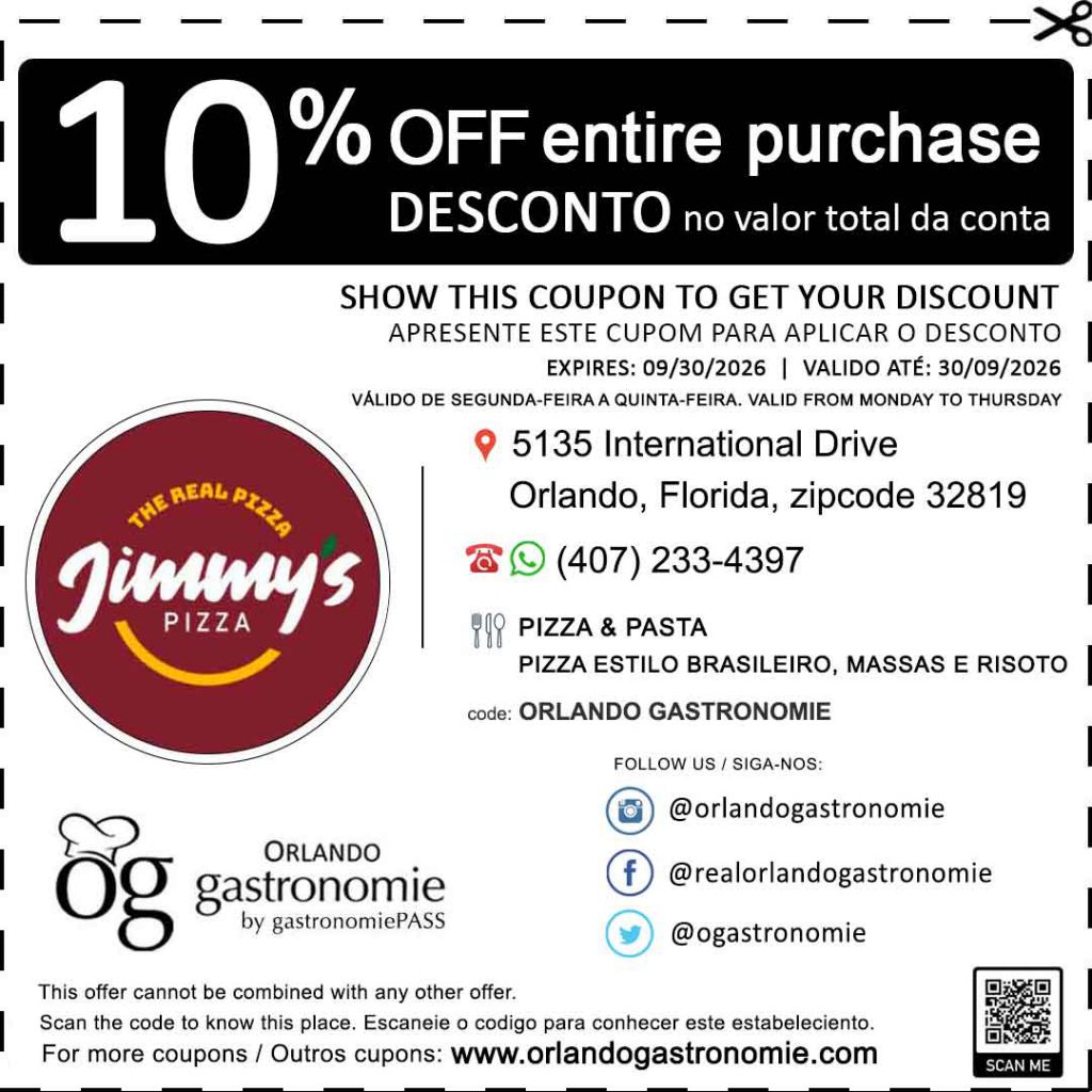 jimmys pizza- coupon cupom