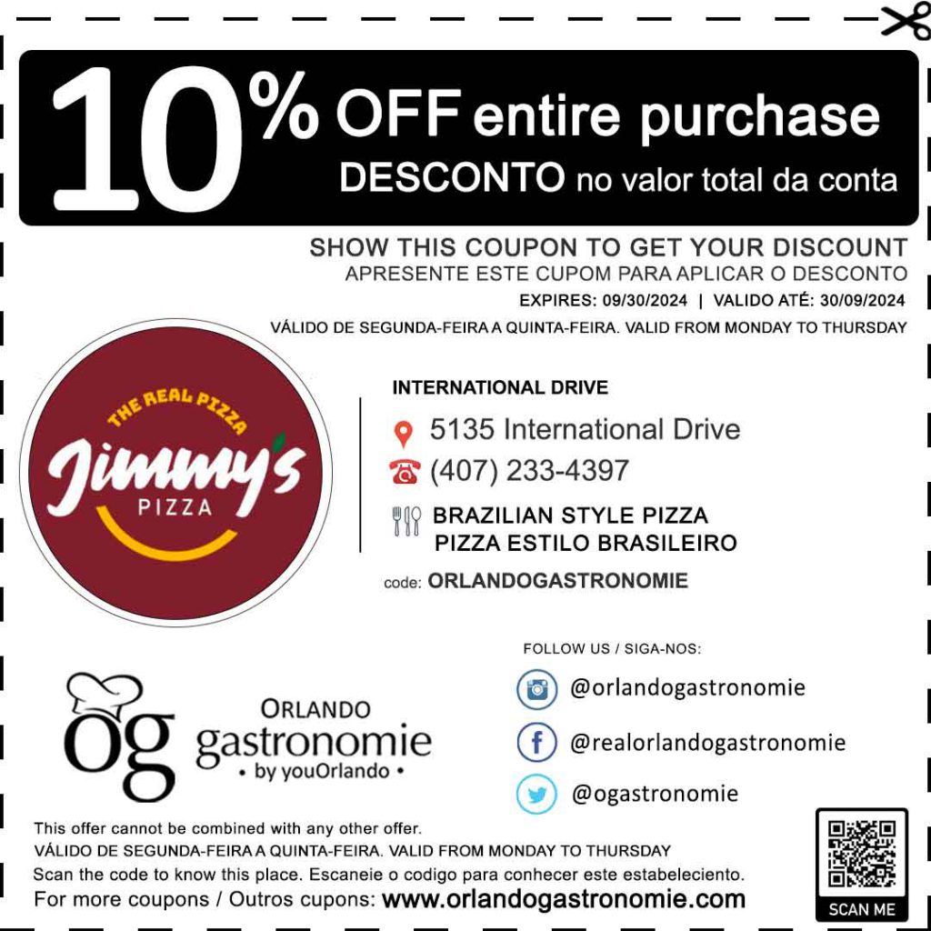 jimmys pizza coupon cupom