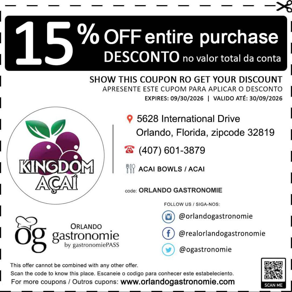 kingdom acai coupon cupom