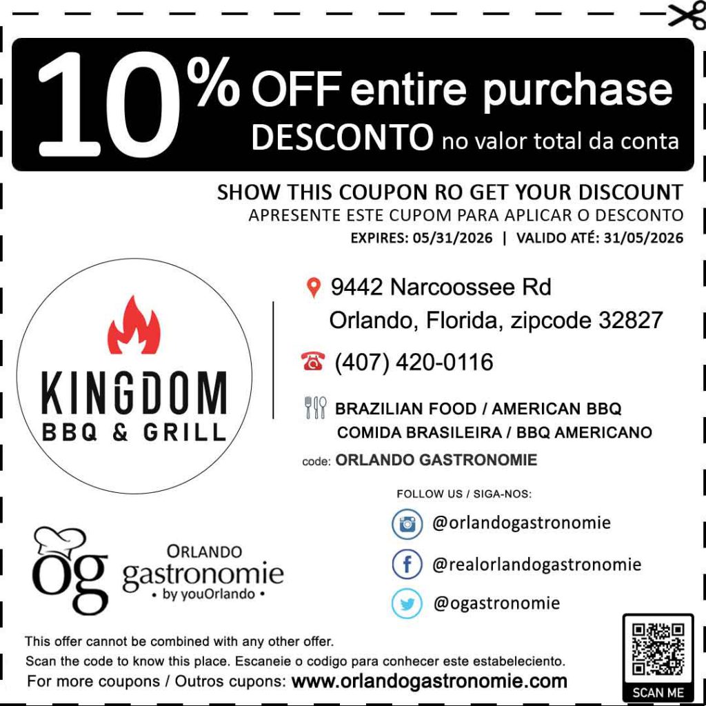 kingdom bbq coupon cupom