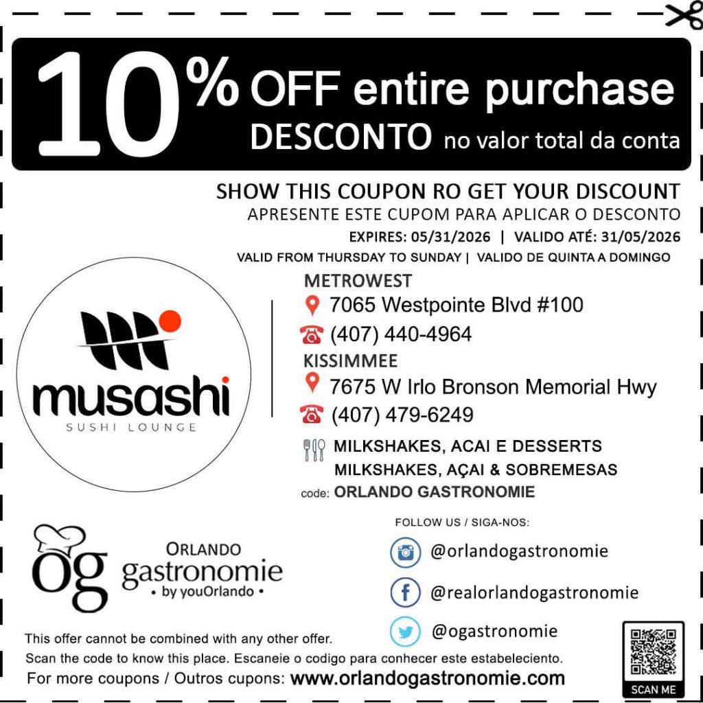 musashi coupon cupom