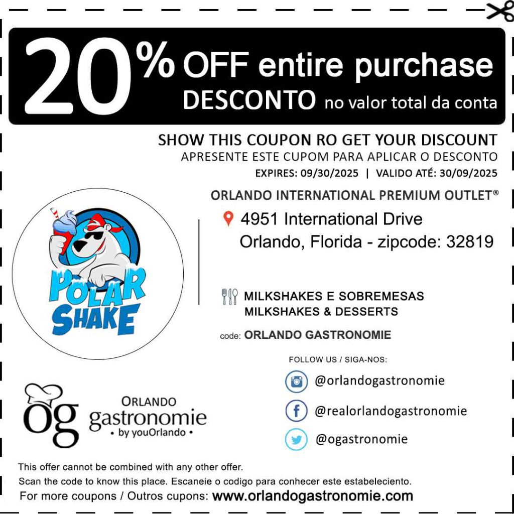 polar shake cupom coupon