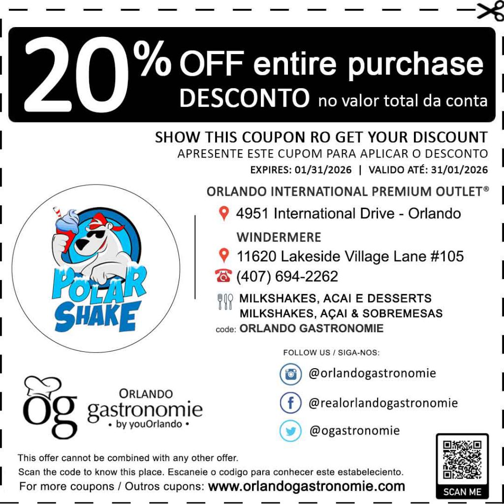 polar shake coupon cupom
