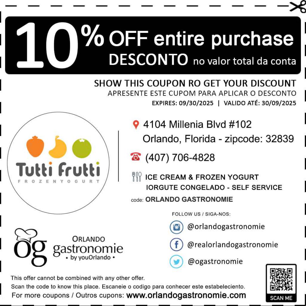 tuttifrutti coupon cupom